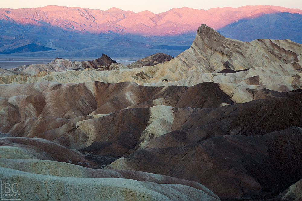 A view from Zabriskie point - another place better seen at sunrise. 