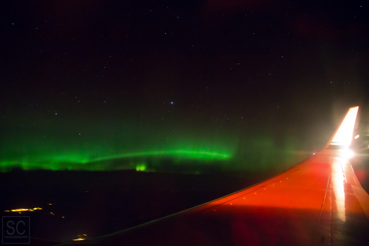 First glimpse of the Northern Lights