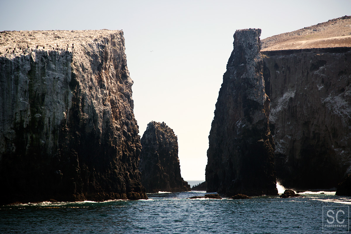 Island cliffs
