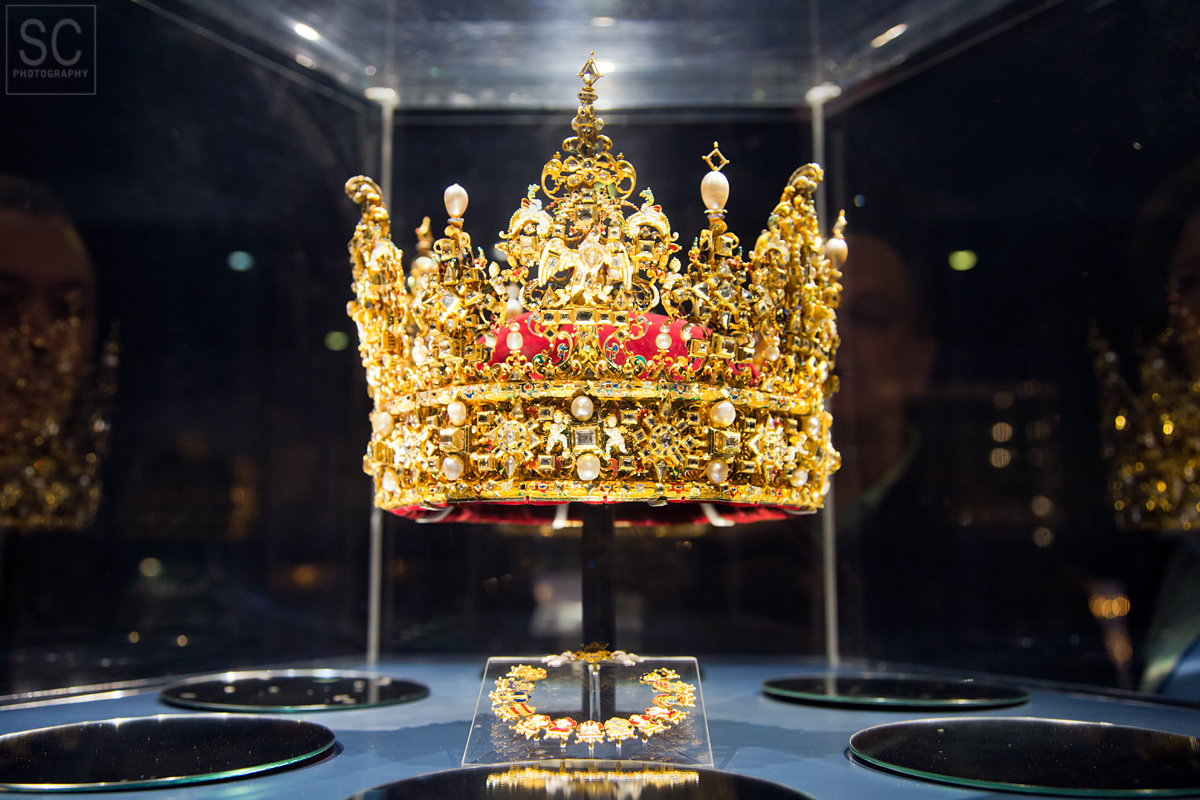 Crown of King Christian the IV at the Rosenborg castle