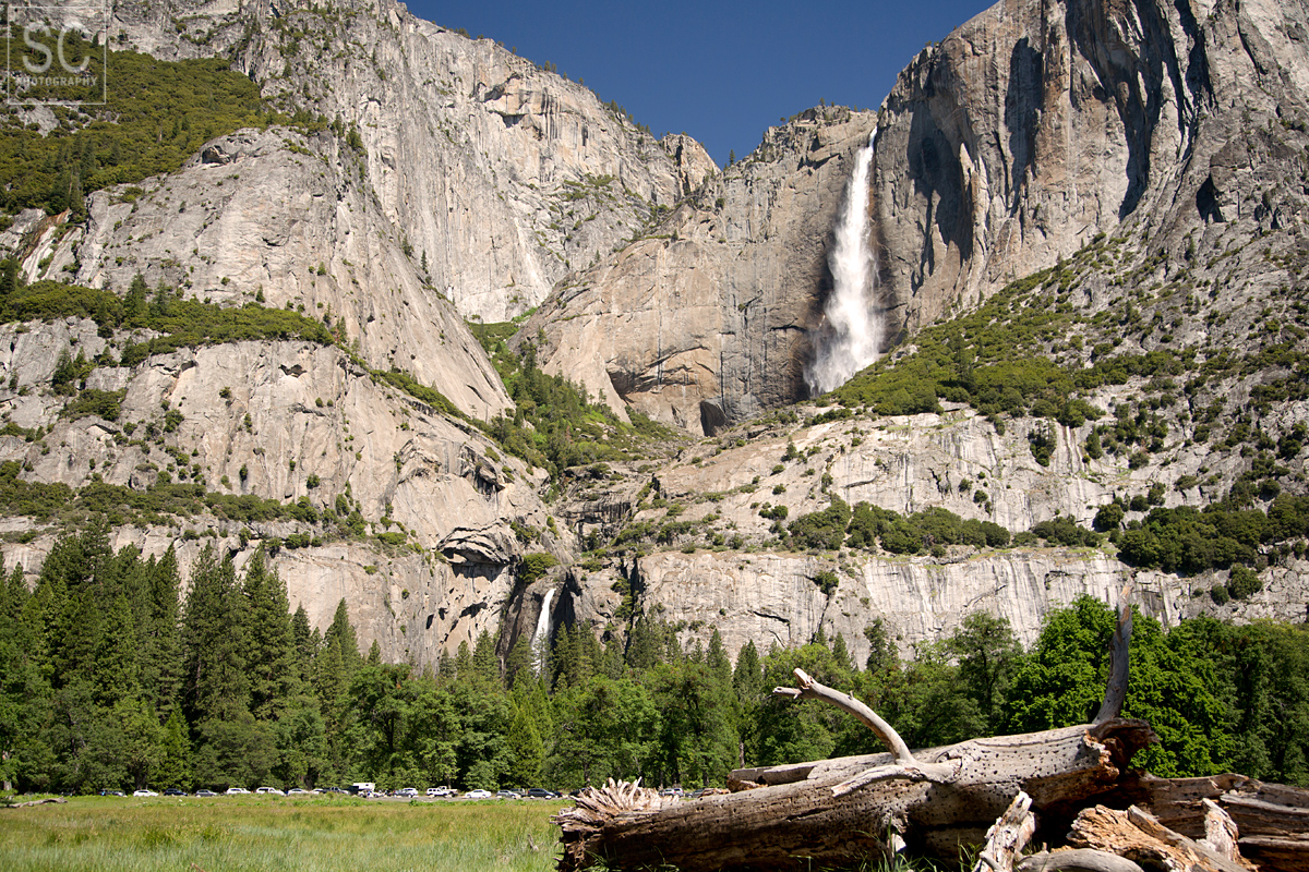 Lower and Upper Yosemite falls 