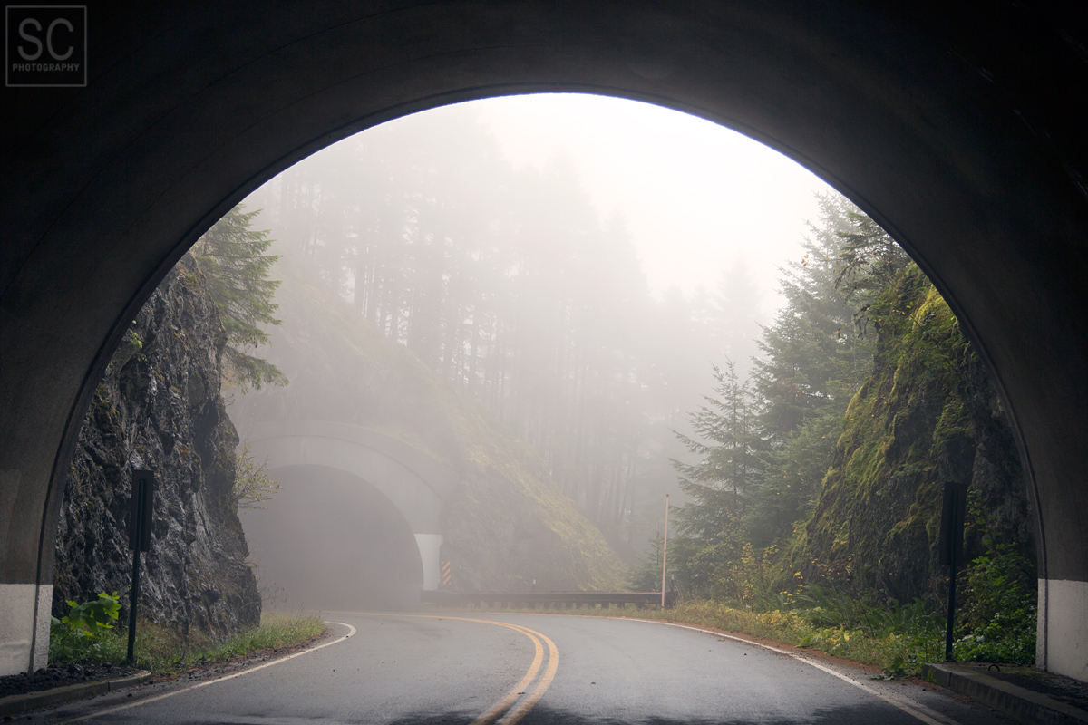 Tunnels on the Hurricane Ridge road