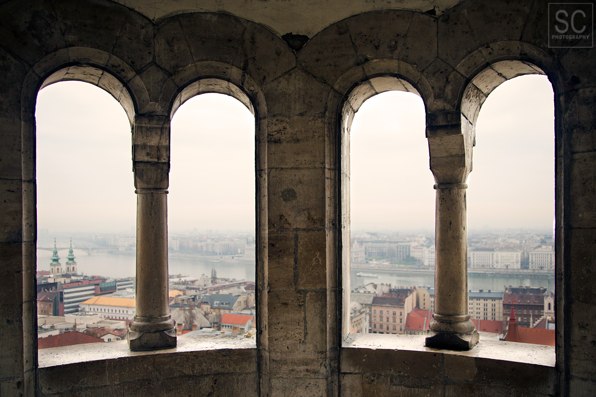 View of Pest from Fisherman's Bastion on Buda