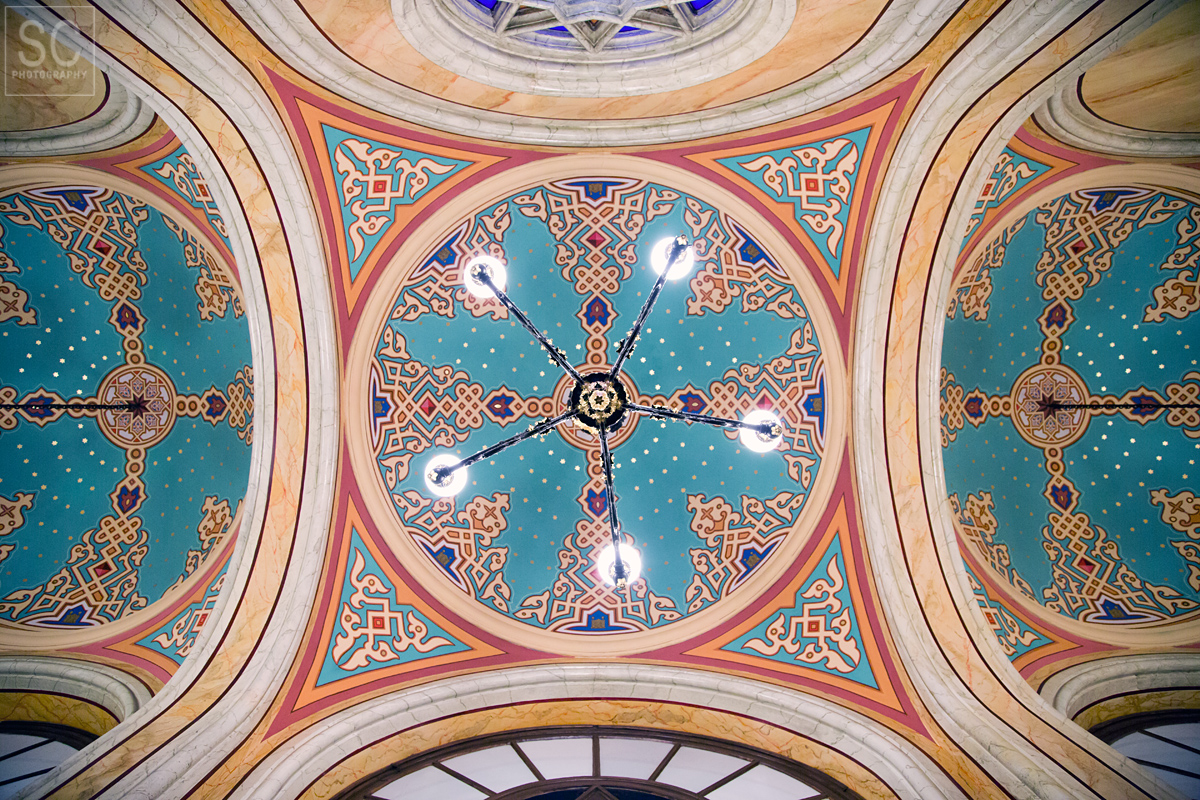 Synagogue ceiling