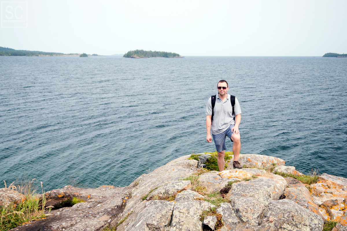 The northern most point on Isle Royale