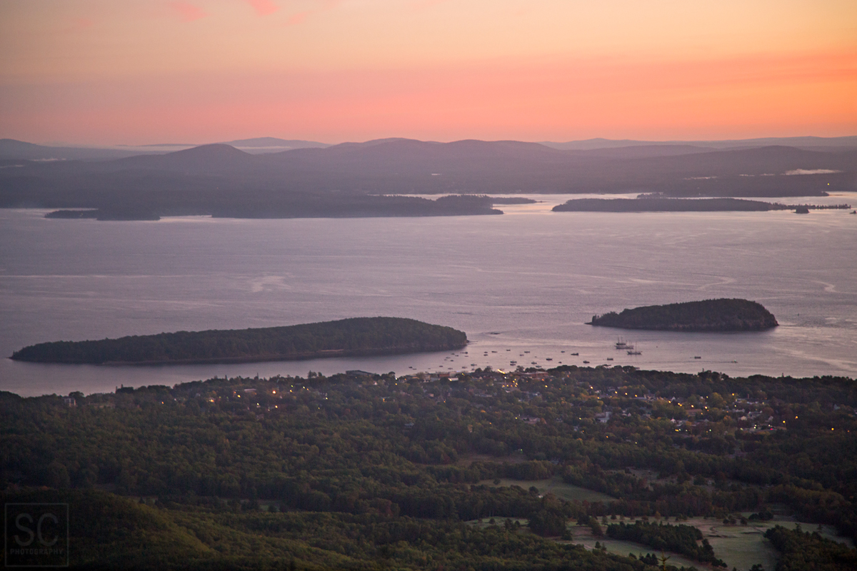 Sunrise from the top of Cadillac  mountain