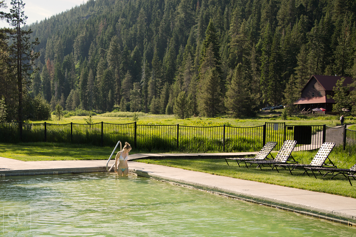 Hot Springs pool at the ranch