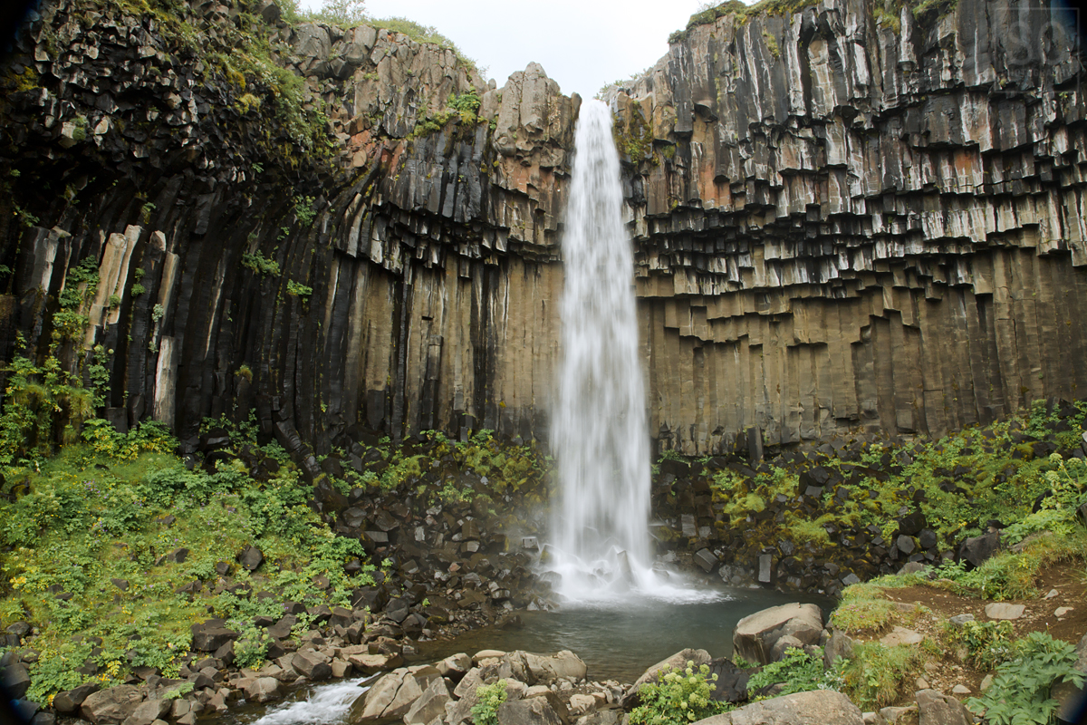 Svartifoss. You gotta hike to get to this one.
