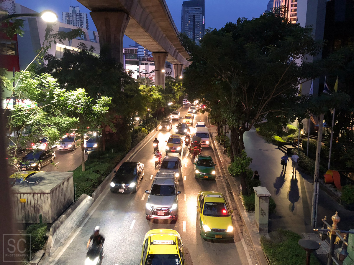 There is always traffic in Bangkok!