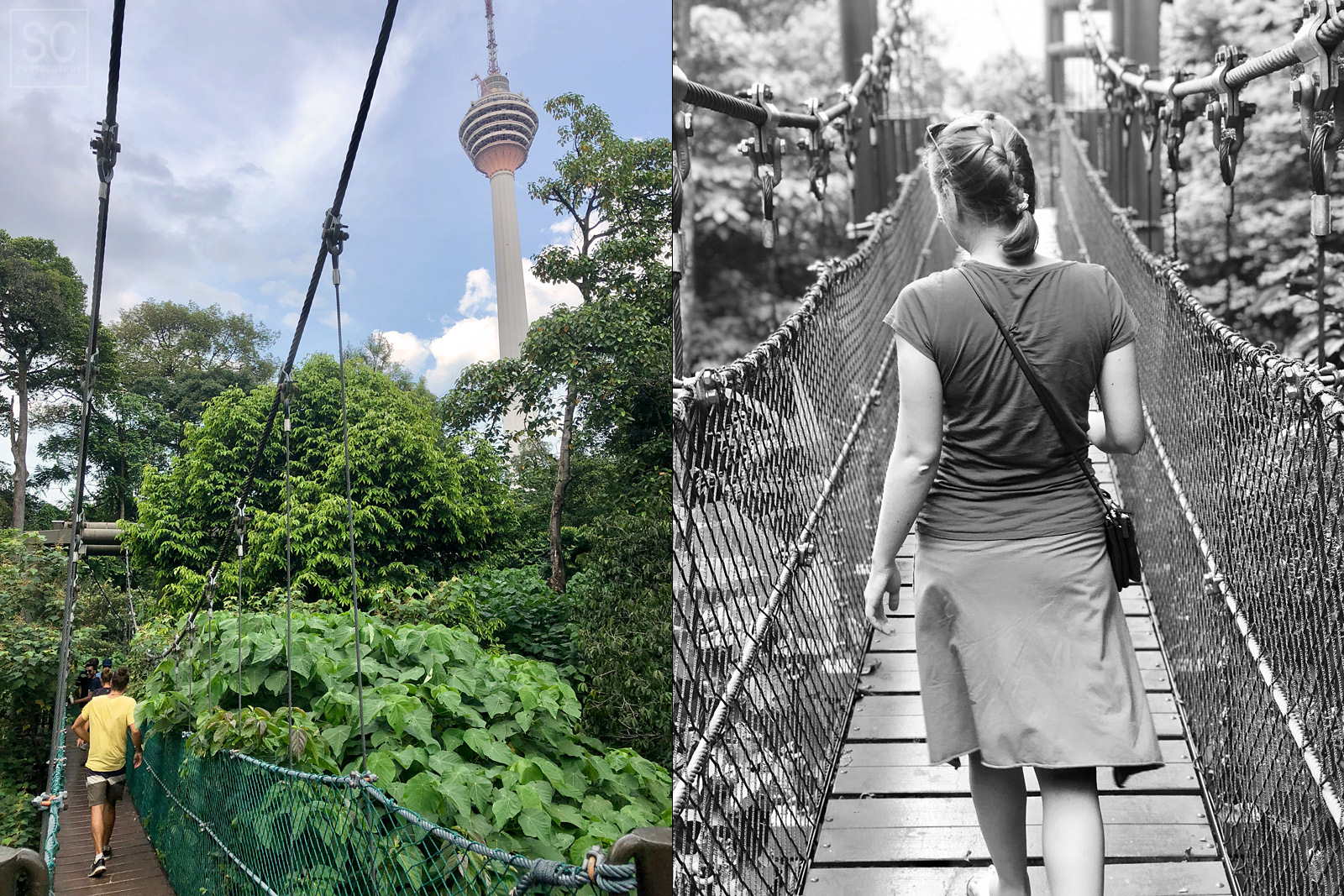 KL tower from Eco park. Very random, but I saw this guy with a man bun and a yellow shirt the next day again! 